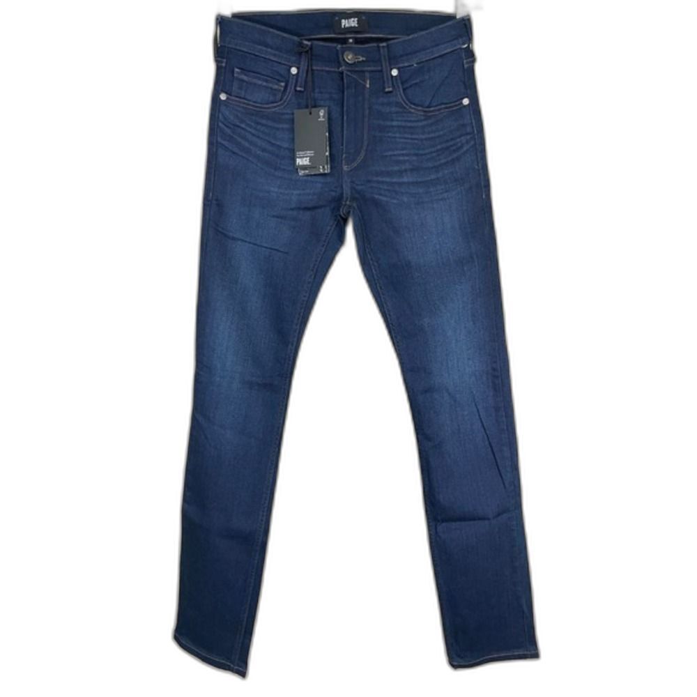 Slim Fit Stretch Jeans PAIGE Lennox W/29 Blue Gerald Indigo M653765-570 NWT
